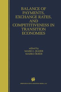Couverture_Balance of Payments, Exchange Rates, and Competitiveness in Transition Economies