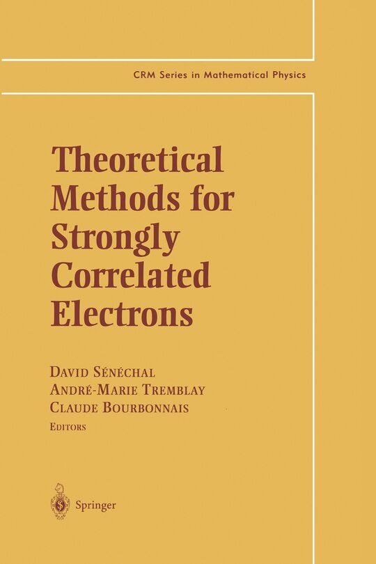 Couverture_Theoretical Methods for Strongly Correlated Electrons