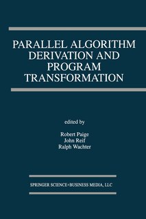 Front cover_Parallel Algorithm Derivation and Program Transformation