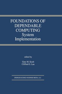 Front cover_Foundations of Dependable Computing