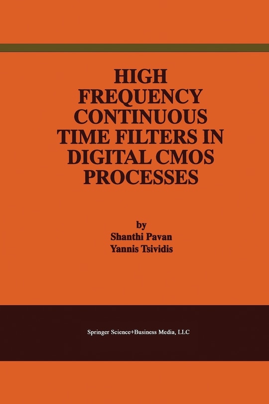 Front cover_High Frequency Continuous Time Filters in Digital CMOS Processes