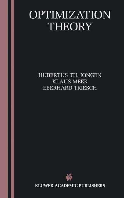 Front cover_Optimization Theory