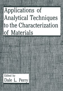 Couverture_Applications Of Analytical Techniques To The Characterization Of Materials