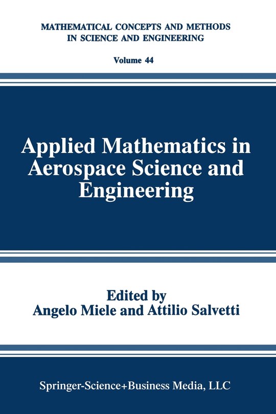 Couverture_Applied Mathematics in Aerospace Science and Engineering