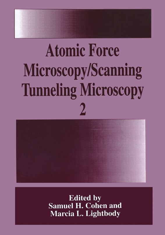 Couverture_Atomic Force Microscopy/Scanning Tunneling Microscopy 2