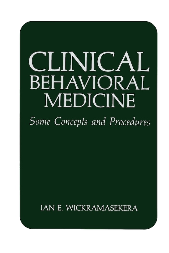 Front cover_Clinical Behavioral Medicine