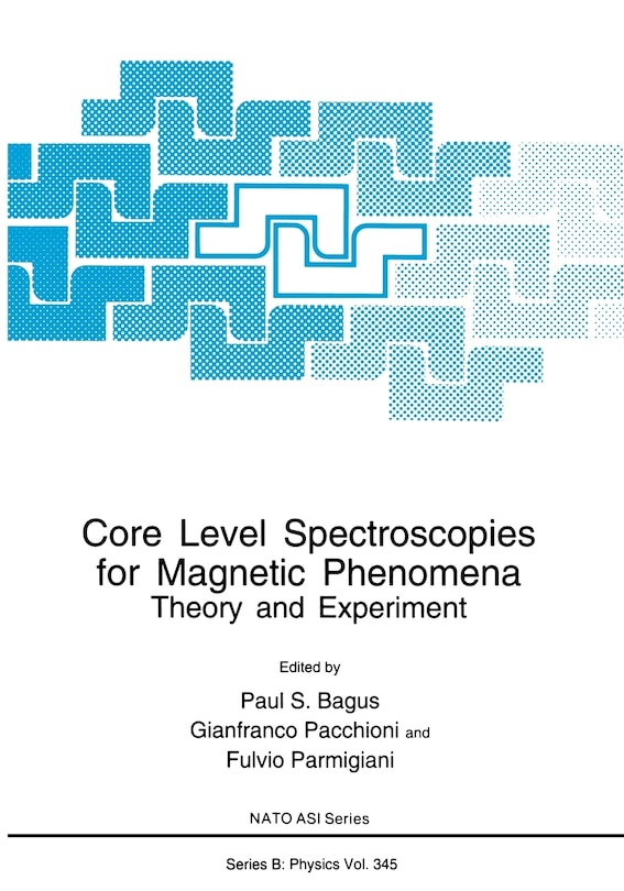 Couverture_Core Level Spectroscopies for Magnetic Phenomena