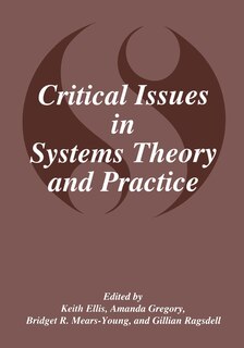 Couverture_Critical Issues in Systems Theory and Practice