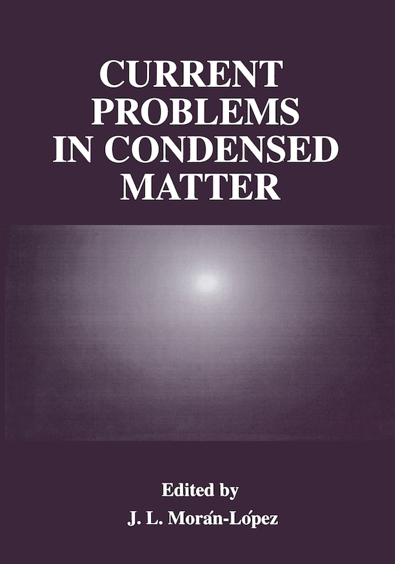 Front cover_Current Problems in Condensed Matter