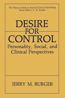 Front cover_Desire for Control