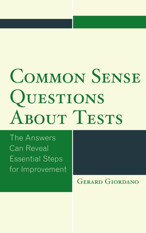 Front cover_Common Sense Questions About Tests