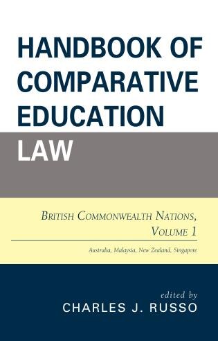 Front cover_Handbook Of Comparative Education Law