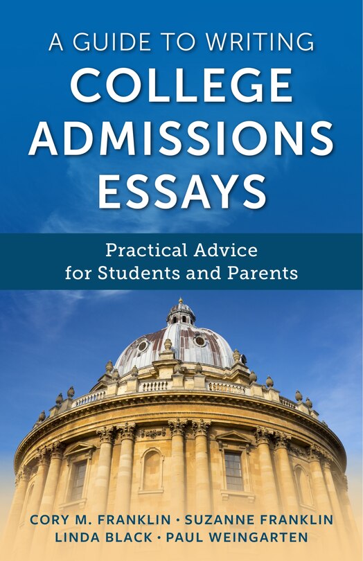 Front cover_A Guide to Writing College Admissions Essays