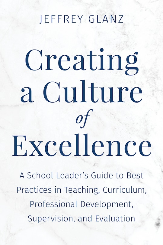 Front cover_Creating a Culture of Excellence
