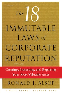Front cover_The 18 Immutable Laws of Corporate Reputation