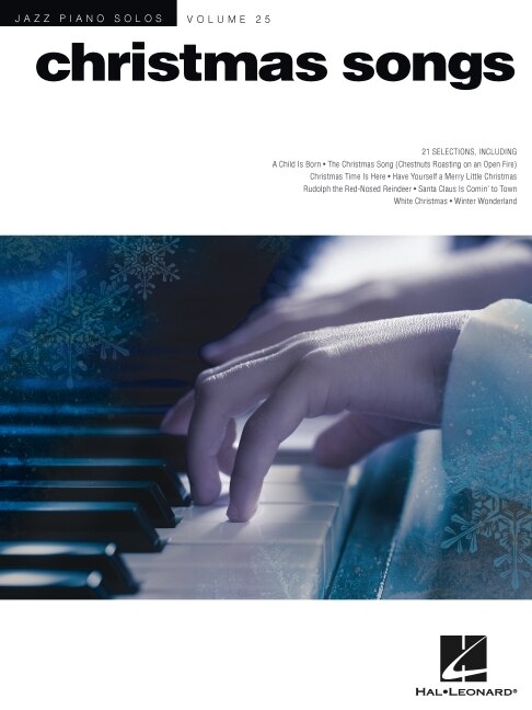 Front cover_Christmas Songs - Jazz Piano Solos Series Volume 25