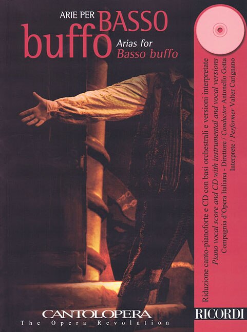 Arias For Basso Buffo: Cantolopera Series With A Cd Of Full Performances And Accompaniments