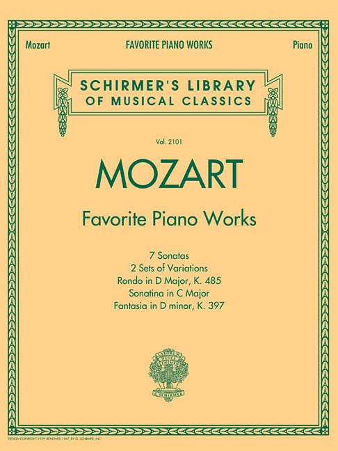 Couverture_Mozart - Favorite Piano Works