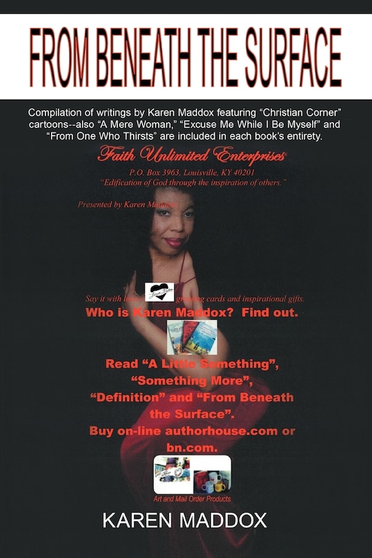 Couverture_From Beneath The Surface