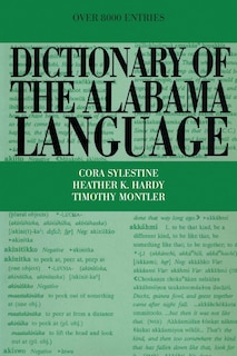 Front cover_Dictionary of the Alabama Language