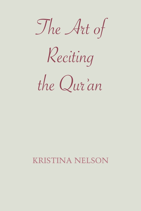 Couverture_The Art of Reciting the Qur'an