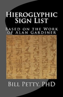 Front cover_Hieroglyphic Sign List