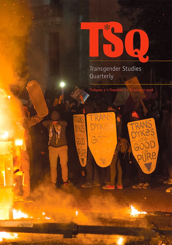Front cover_TSQ: Transgender Studies Quarterly (5:1)
