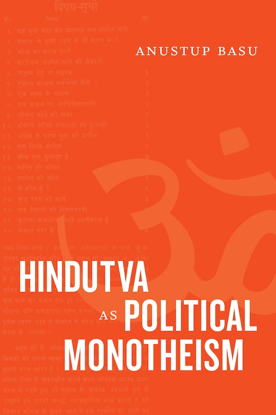 Front cover_Hindutva as Political Monotheism