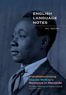 Front cover_Transhistoricizing Claude McKay's Romance in Marseille
