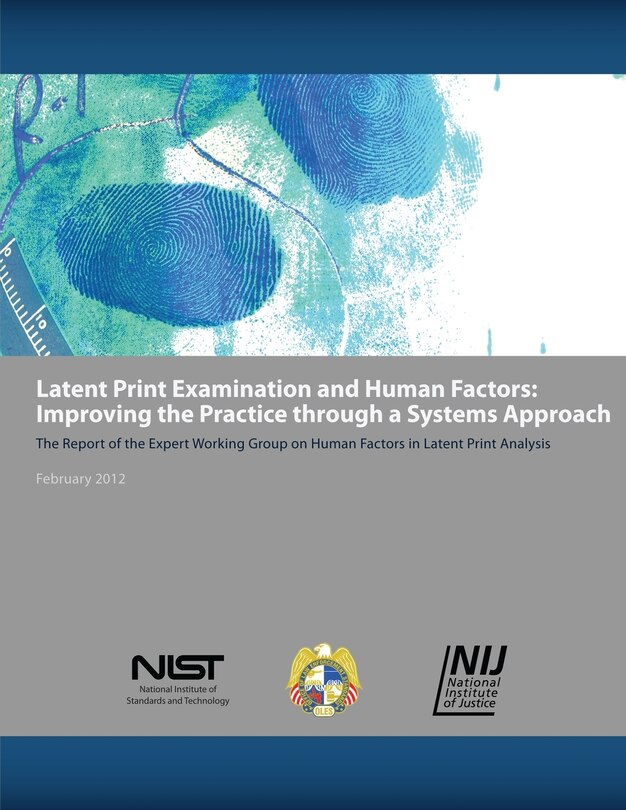 Couverture_Latent Print Examination and Human Factors