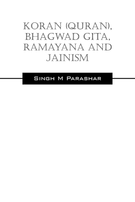 Front cover_Koran(quran), Bhagwad Gita, Ramayana And Jainism