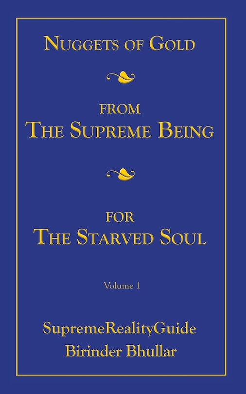 Couverture_Nuggets Of Gold From The Supreme Being For The Starved Soul