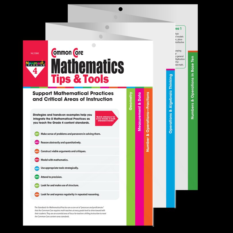 Front cover_Common Core Mathematics Tips & Tools Grade 4 Teacher Resource