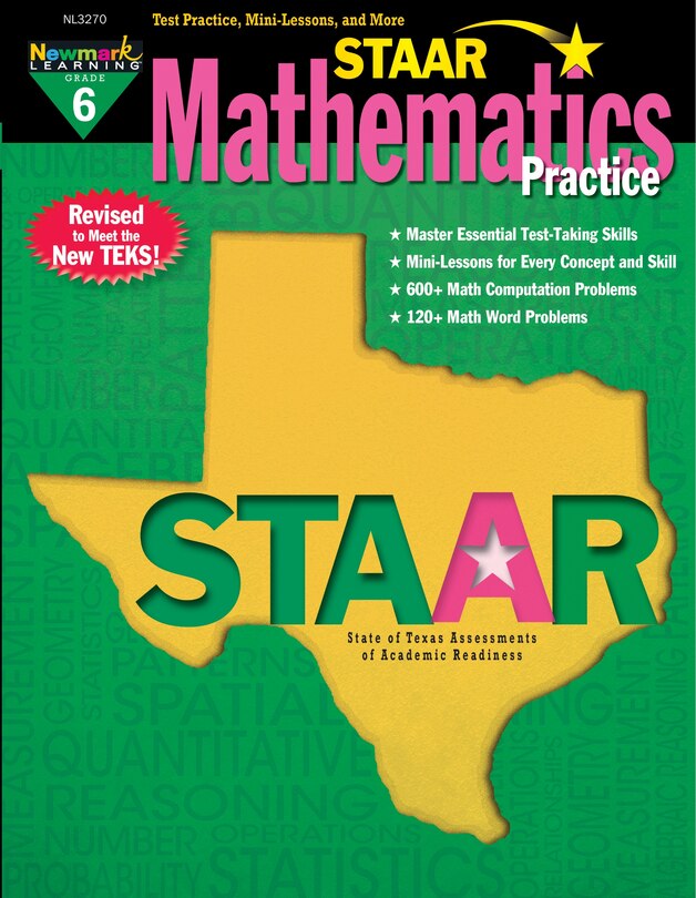 Couverture_Staar Mathematics Practice Grade 6 II Teacher Resource