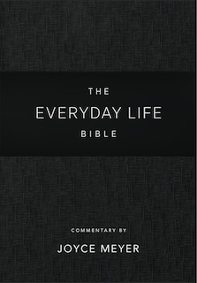 Front cover_Everyday Life Bible: Black Leatherluxe®