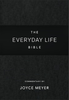 Everyday Life Bible: Black Leatherluxe®: The Power Of God's Word For Everyday Living