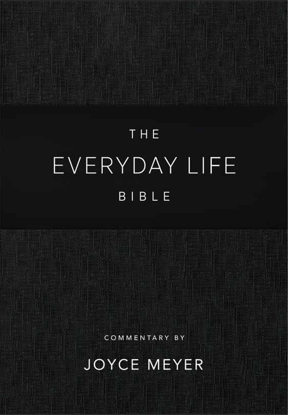 Everyday Life Bible: Black Leatherluxe®: The Power Of God's Word For Everyday Living