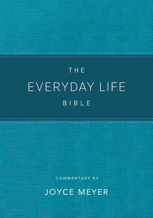 Front cover_The Everyday Life Bible Teal Leatherluxe®