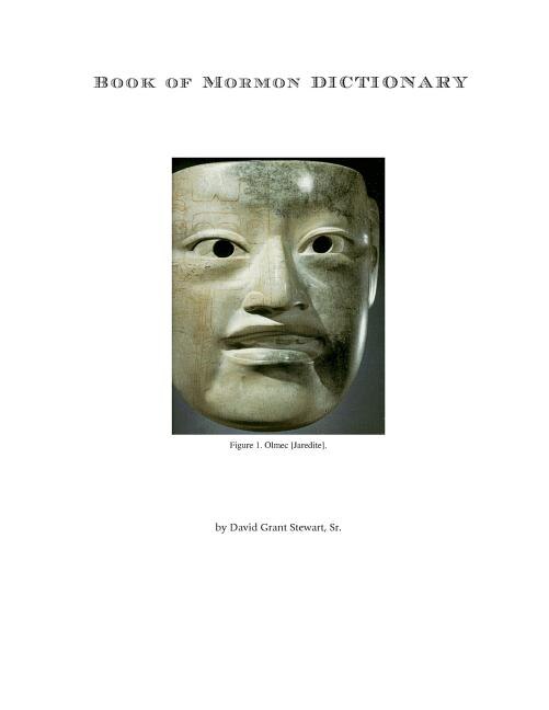 Front cover_Book of Mormon Dictionary