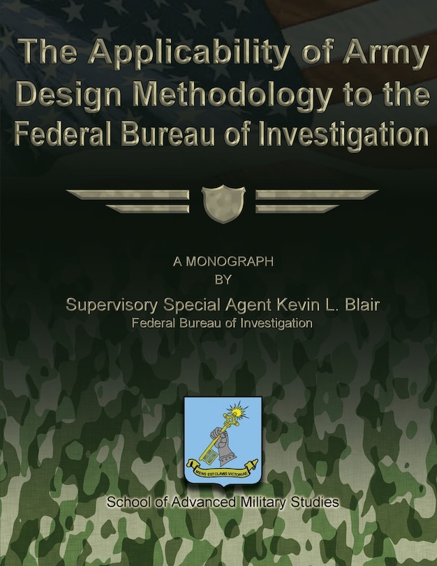 Front cover_The Applicability of Army Design Methodology to the Federal Bureau of Investigation
