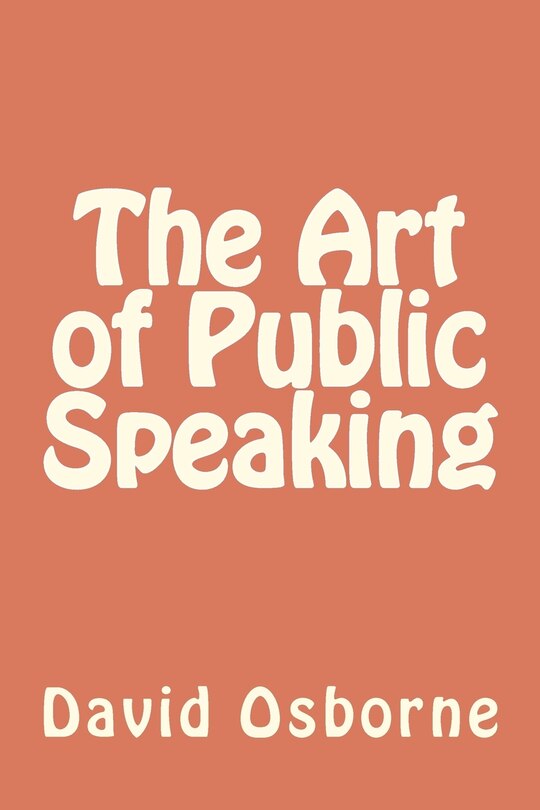 Front cover_The Art of Public Speaking