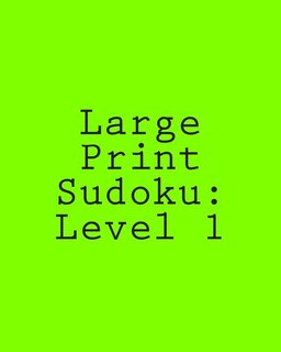 Front cover_Large Print Sudoku