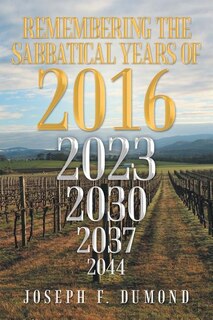 Front cover_Remembering the Sabbatical Years of 2016