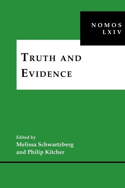 Couverture_Truth And Evidence