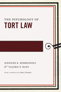 Couverture_The Psychology of Tort Law