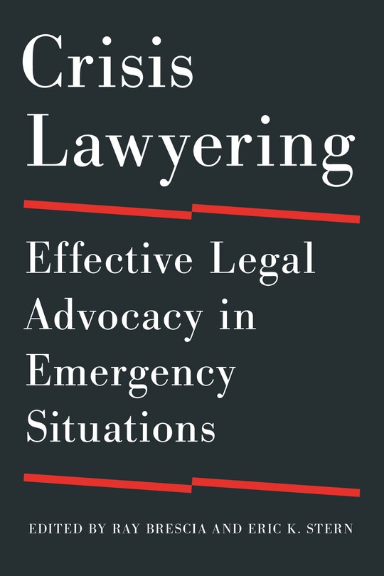 Front cover_Crisis Lawyering