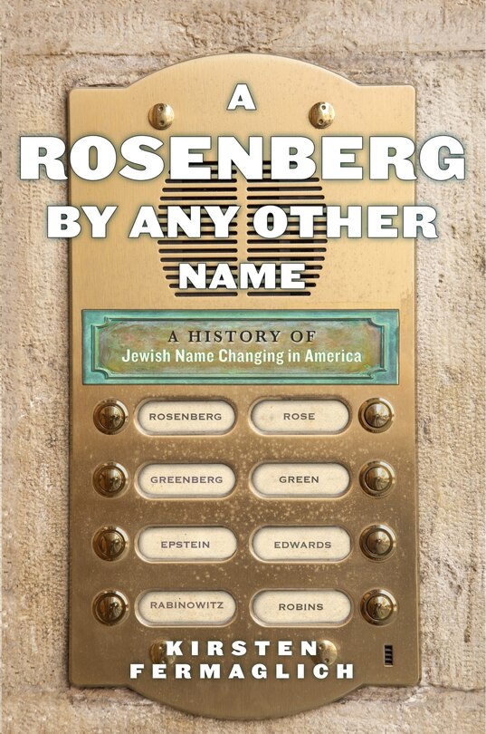 Front cover_A Rosenberg by Any Other Name