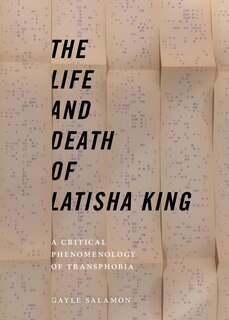 Front cover_The Life and Death of Latisha King