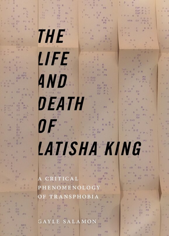 Front cover_The Life and Death of Latisha King