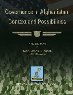 Front cover_Governance in Afghanistan